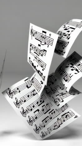 floating musical notes