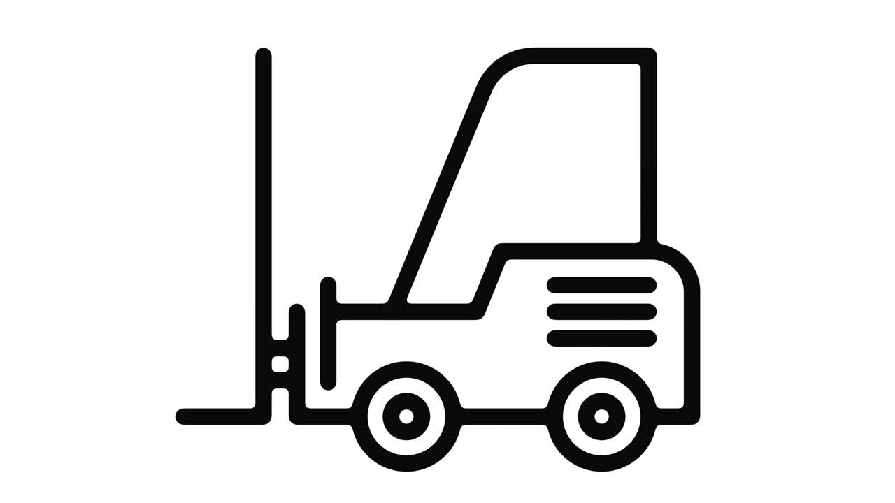 포크리프트 라인 모션 그래픽