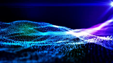 abstract particles able to loop seamless intro for your video