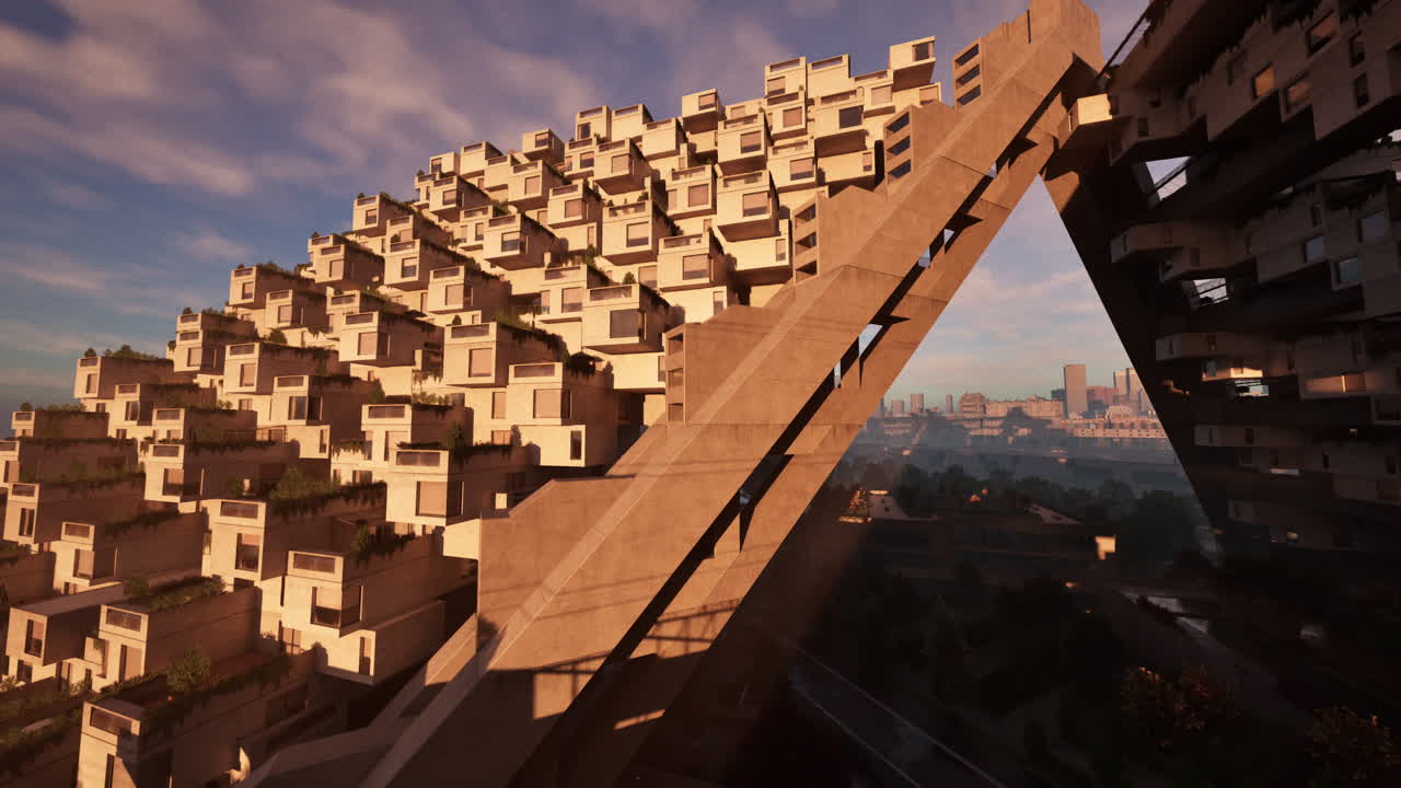 concepto de arquitectura futurista