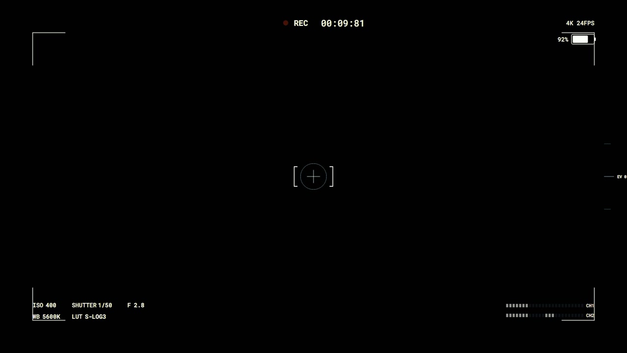 Digital Camera Recording Interface Overlay
