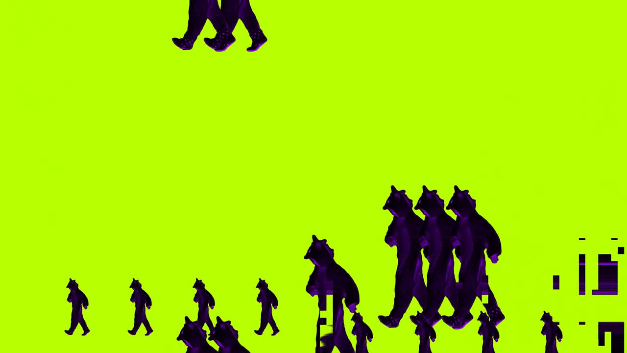 스타일리시 로토스코핑 애니메이션.. 추상적인 감정적 미니멀리즘 개념