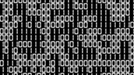 digital numbers binary random numbers 7 segments background motion graphics