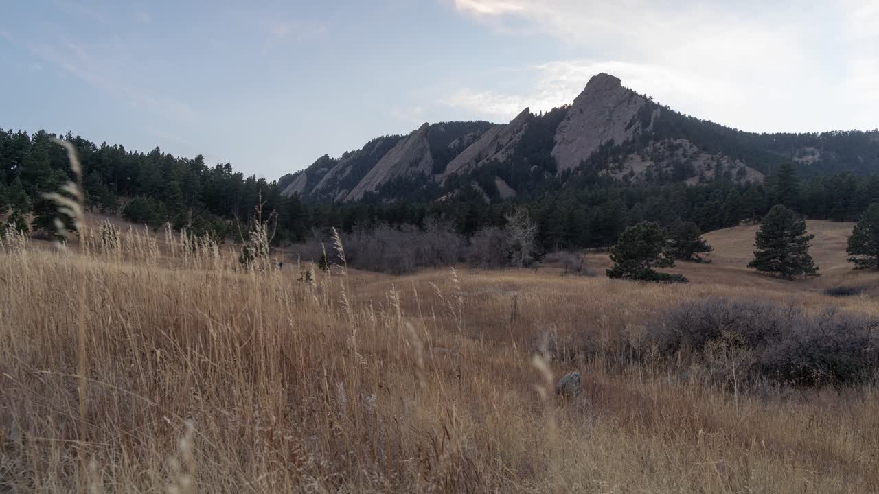 Scenic Autumn View of Red Rocks Park