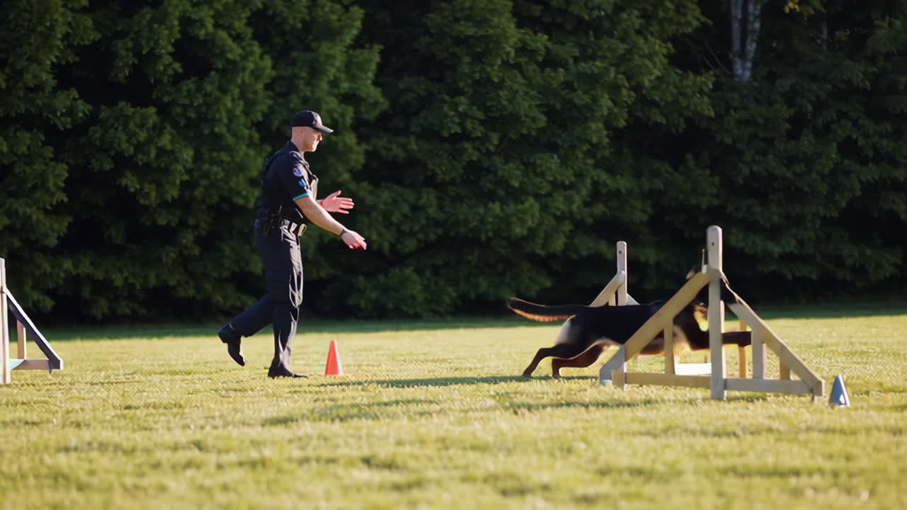 Police K9 Training Session