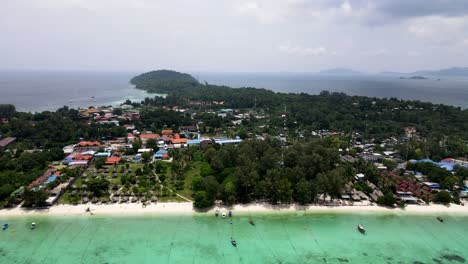 Vista-Aérea-De-La-Isla-De-Koh-Lipe-En-El-Mar-De-Andaman-Del-Sur