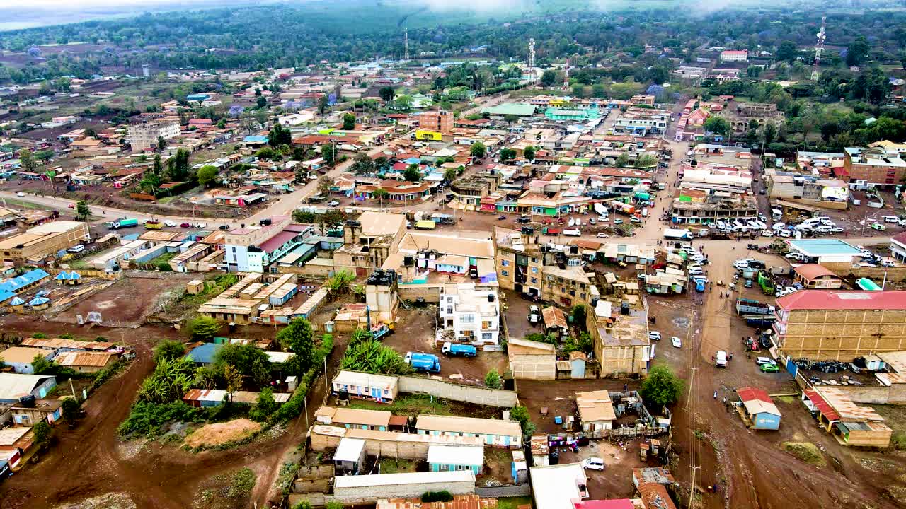 paesaggio urbano rurale di nairobi skyline della città del kenya