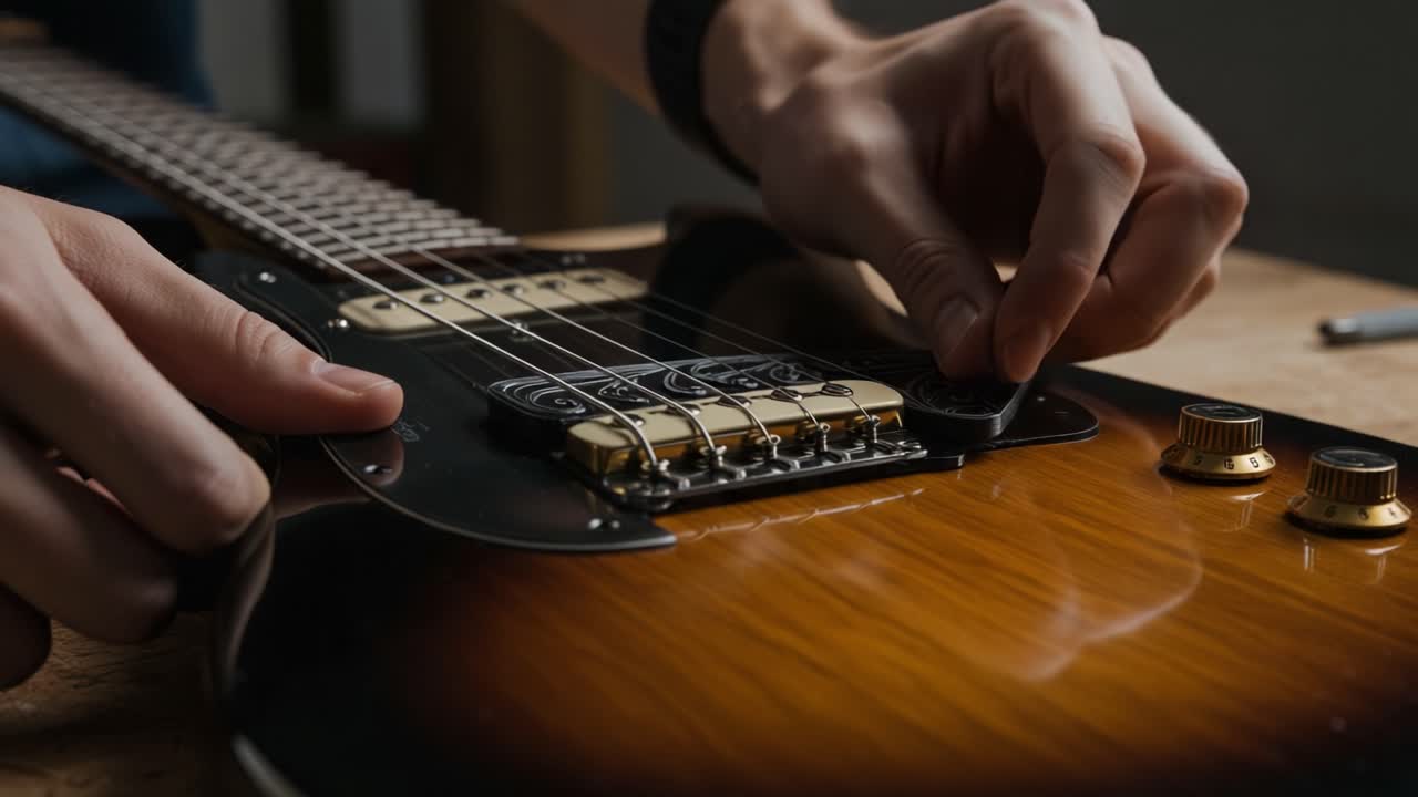 Careful Adjustments and Tuning of an Electric Guitar: A Detailed Look at Fine Tuning Guitar Hardware for Optimal Sound and Performance