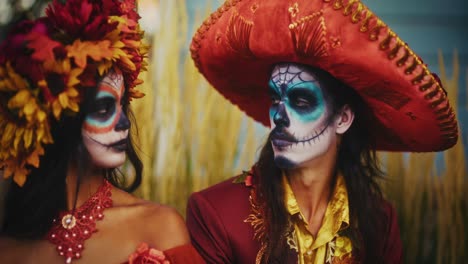 day of the dead couple
