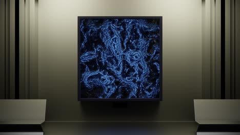 abstract blue art