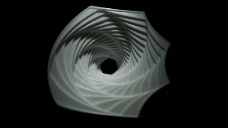 vórtice espiral de agujero de gusano de túnel de bucle en 4k