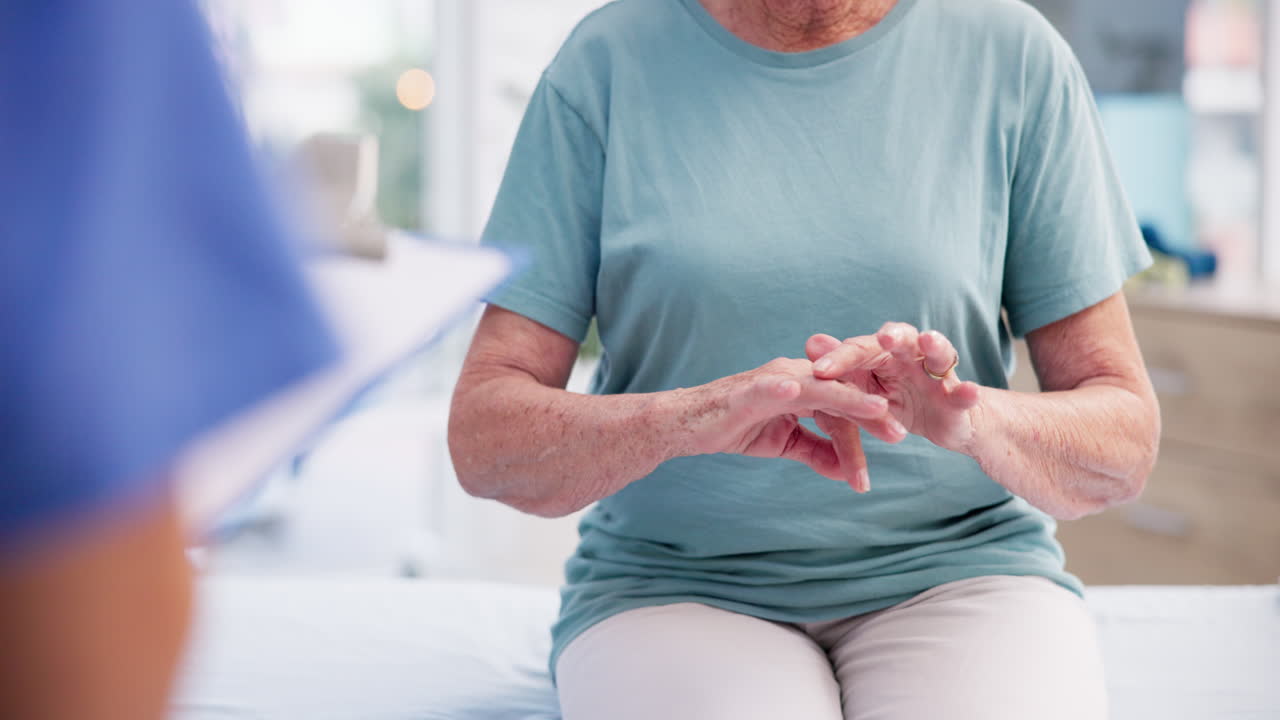 관절염 물리 치료, 손