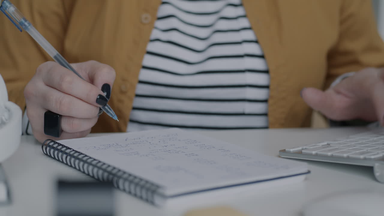 Woman Working at Desk