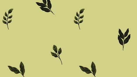 botanical leaf pattern