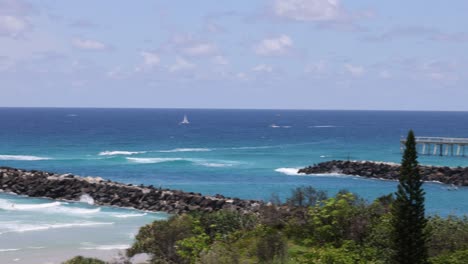 timelapse of a vibrant coastal seascape with changing views