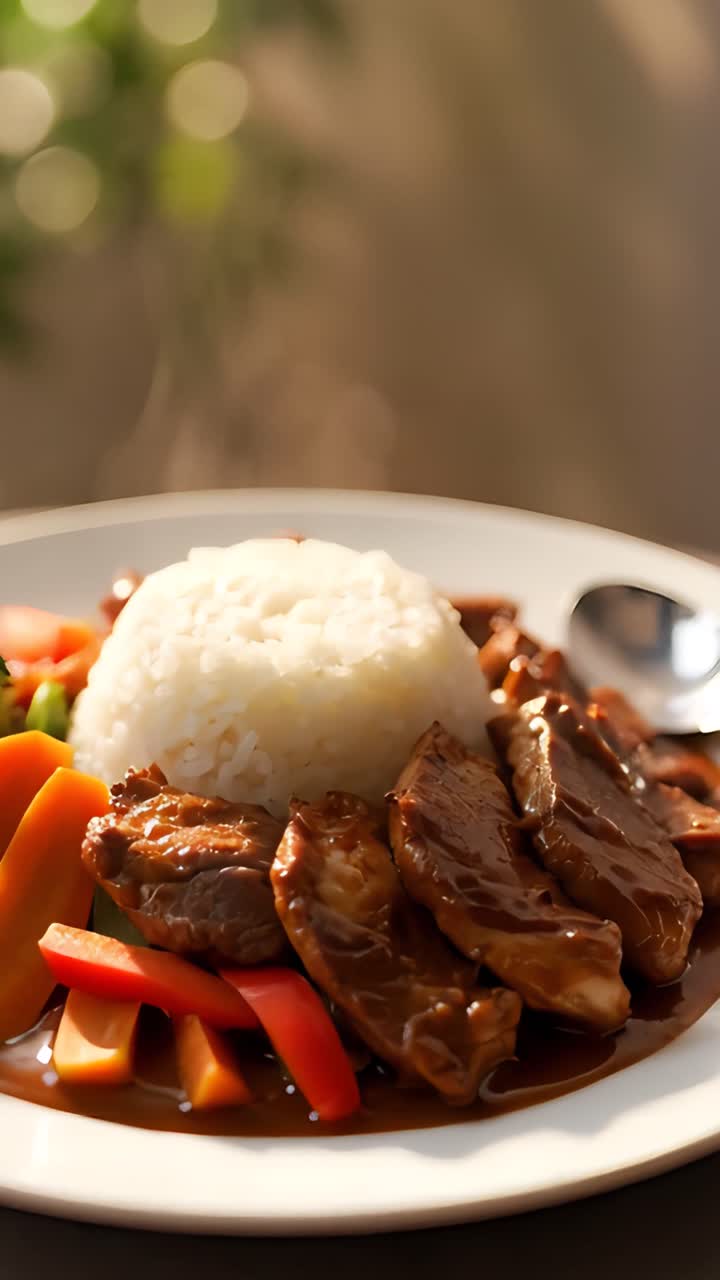 Comida china 4K