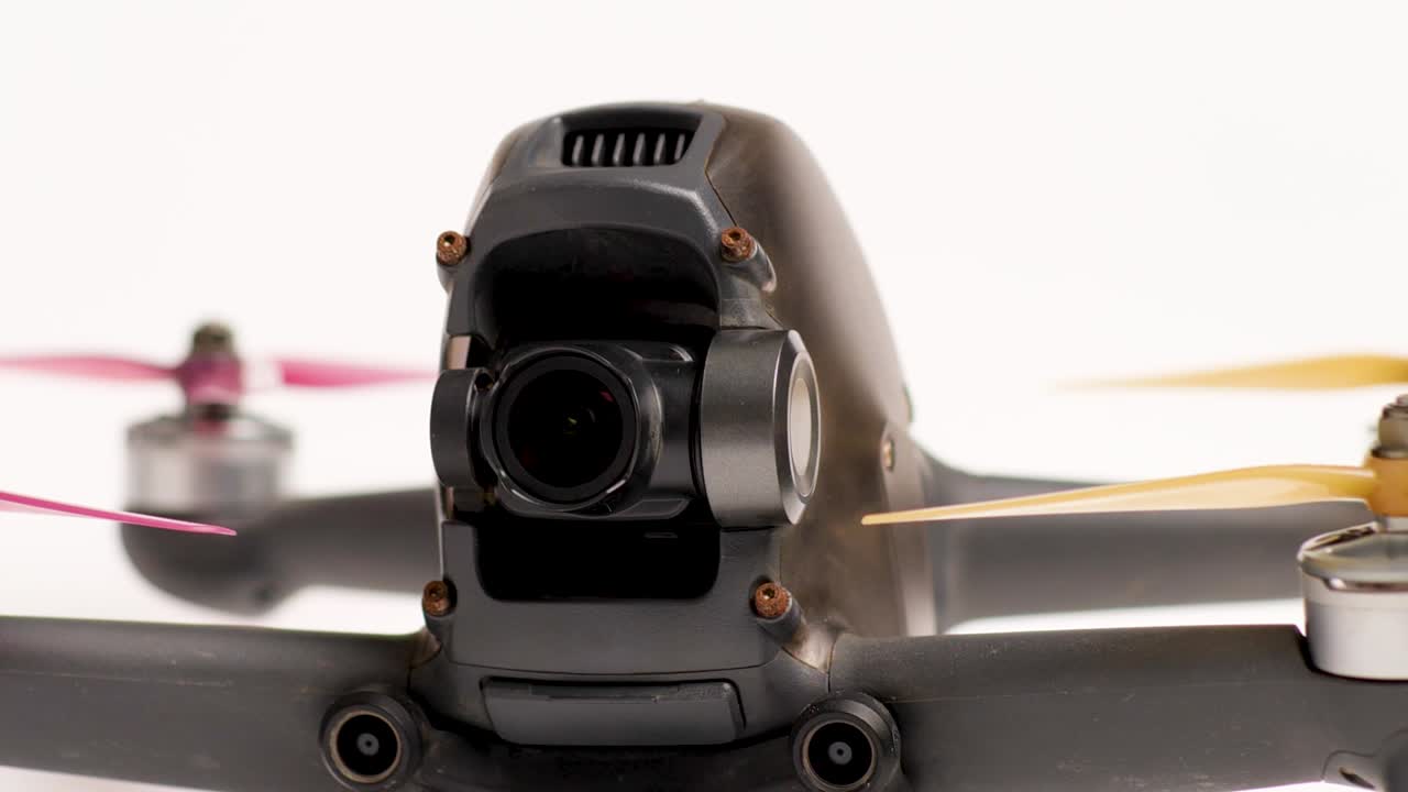 drone motor y hélice primer plano de fpv racing drone