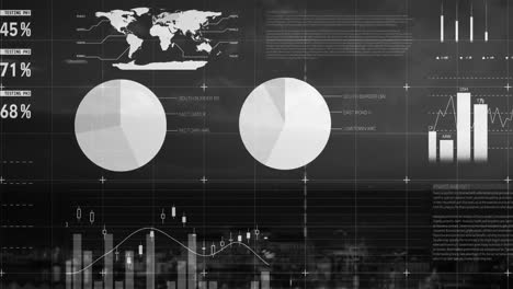 Animation-of-statistics-and-data-processing-over-cityscape