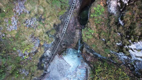 astonishing aerial view from sucha bela national park in slovakia