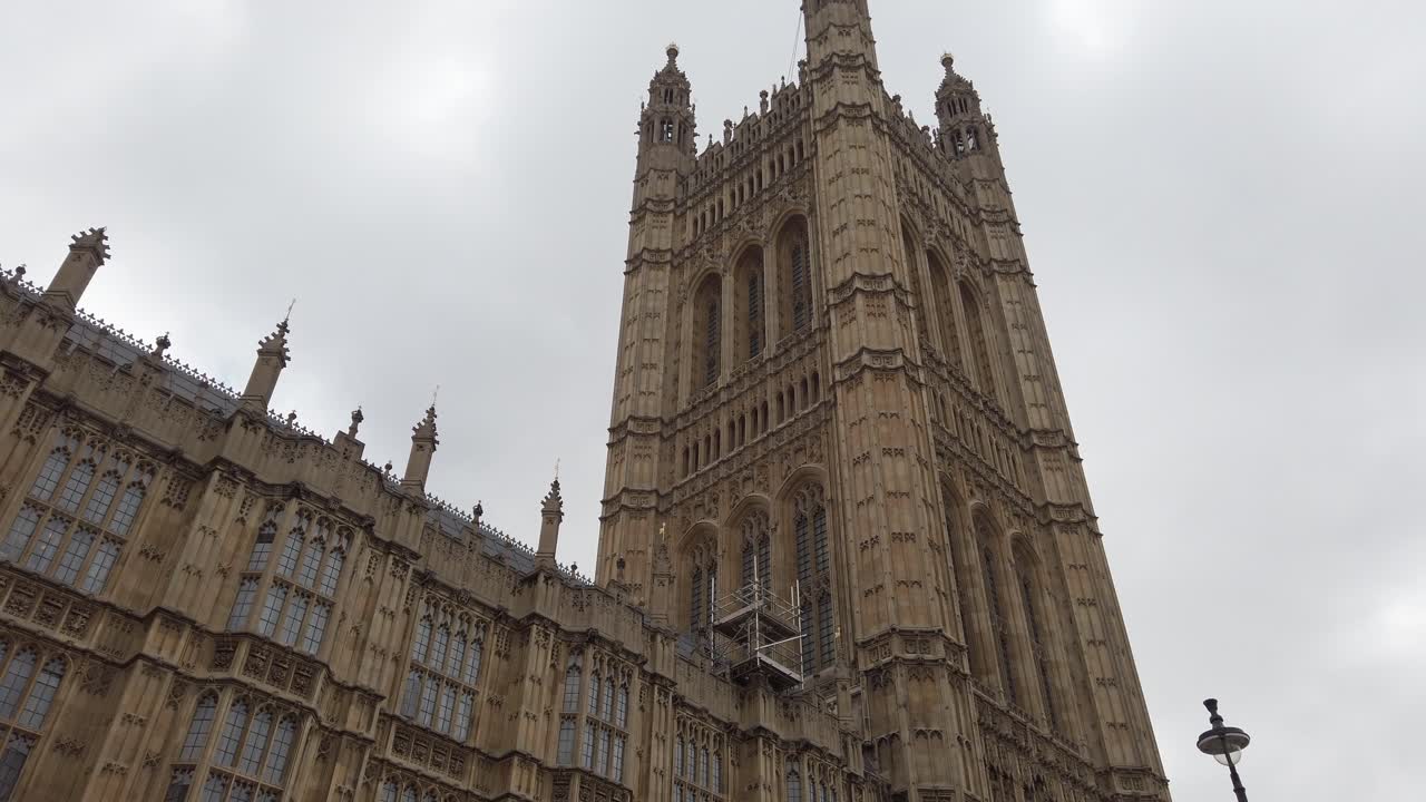 Climate change protestors lobby along the banks of the Thames and outside the houses of Parliament as part of the Time is Now protest