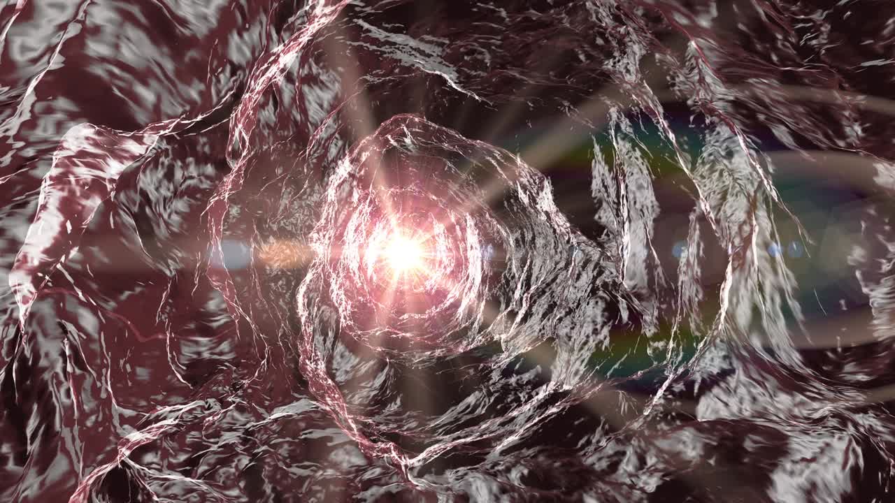 animación de bucle de ondulación de flujo de agua