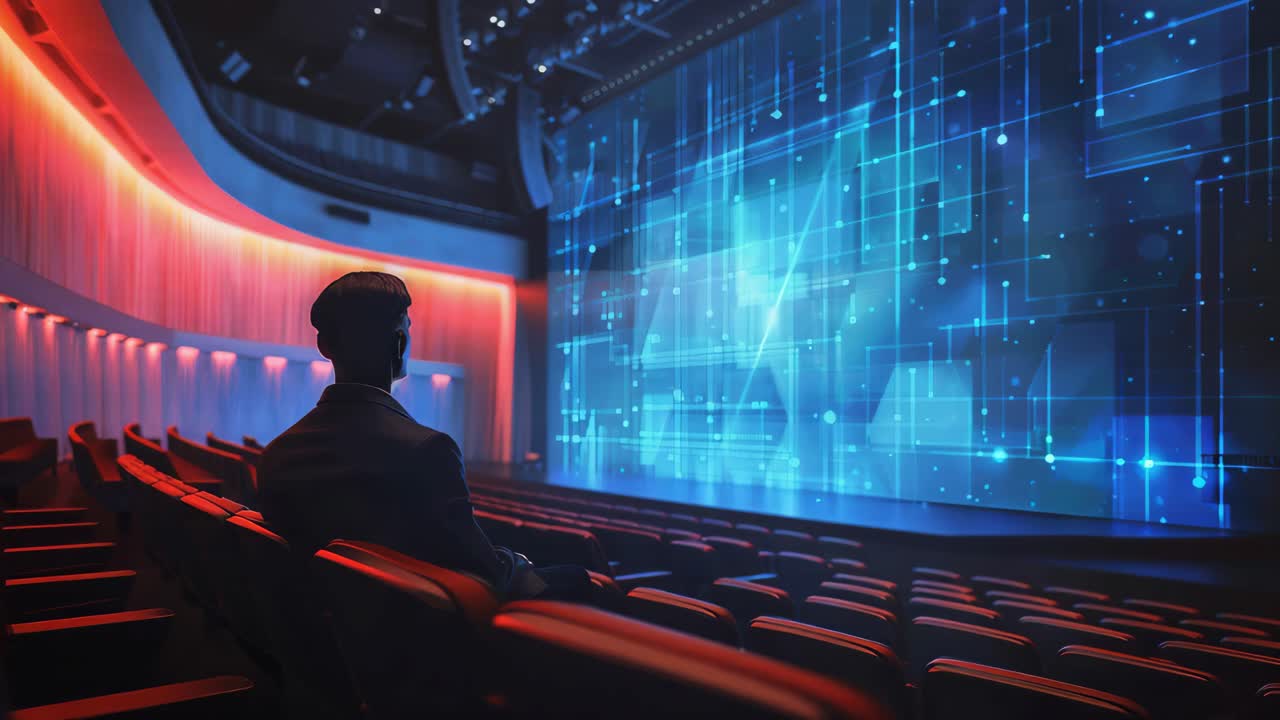 Business Conference in a Modern Theater