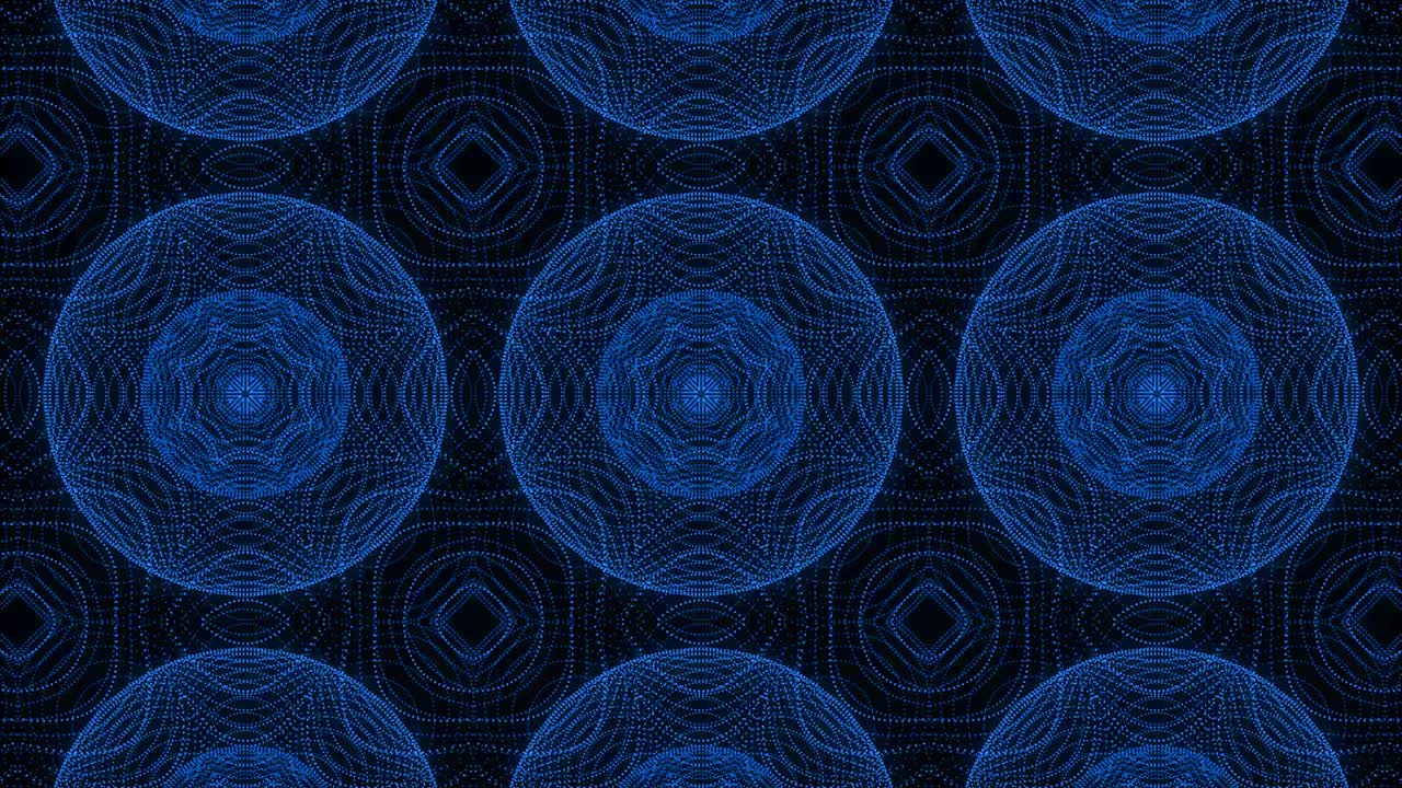 Blue color Pattern gothic design animation motion graphics