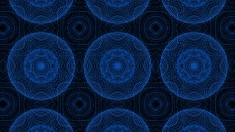 patrón de color azul diseño gótico animación gráficos de movimiento