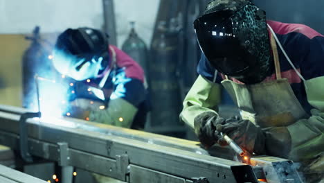 metal fabrication - welding process
