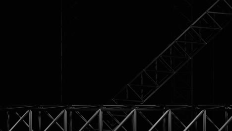 estructura metálica abstracta