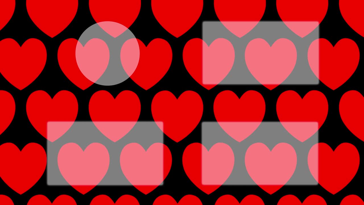 간단한 심장 움직임 엔드 카드 엔딩 스크린 모션 그래픽