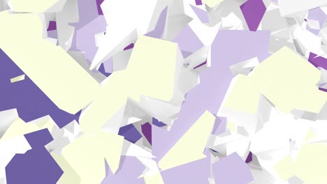 4k. fondo digital abstracto. versión con colores gris, púrpura y azul. bucle sin costuras.
