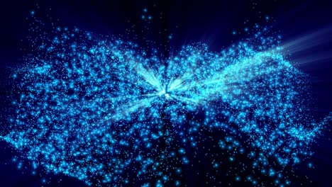 twist landscape plasma moving particle form motion background