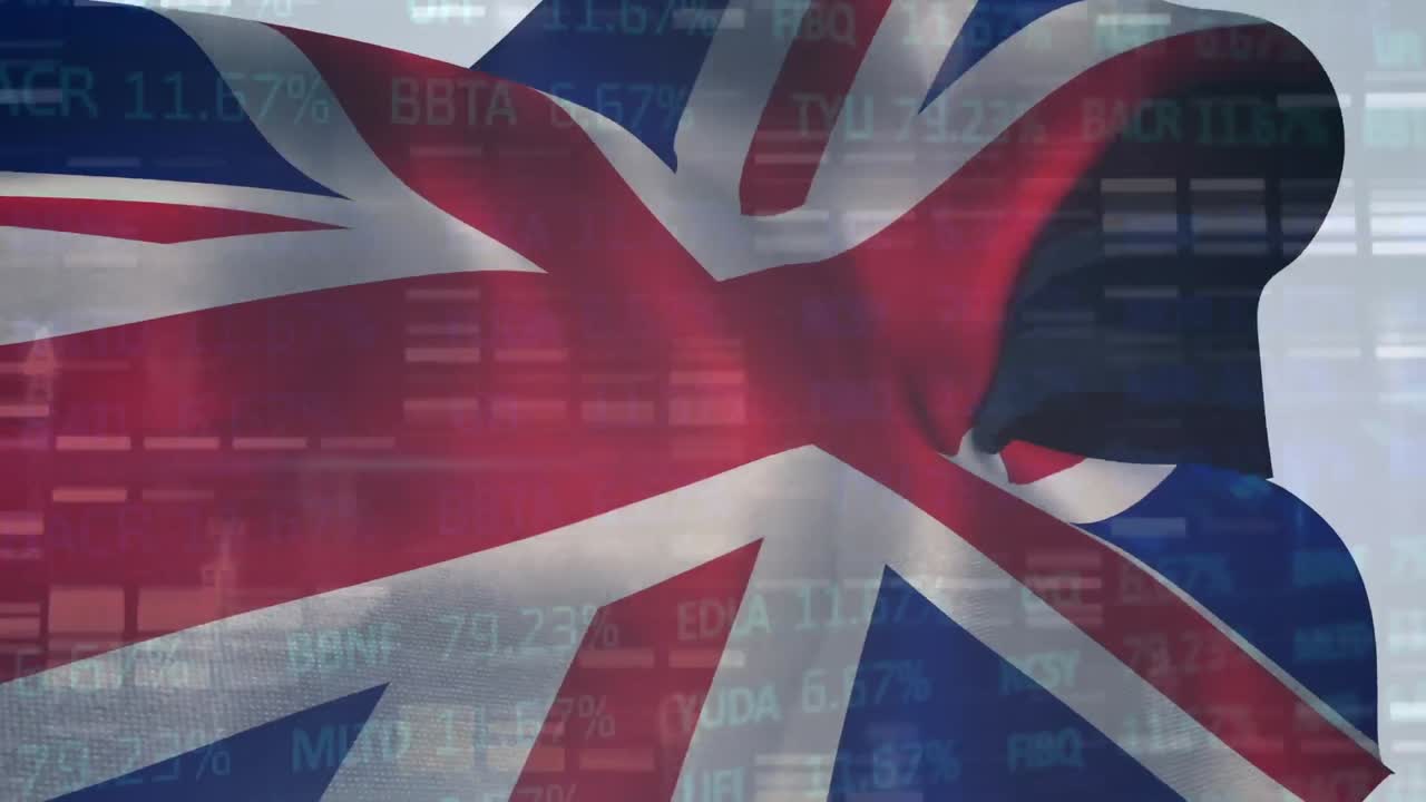 수술실 에서 외과 의사 들 위 에 흔들리는 미국 국기 의 애니메이션