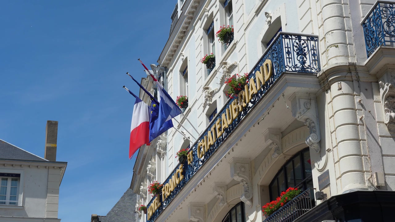 Storico Hotel France et Chateaubriand nel cuore di Saint-Malo, Bretagna, Francia