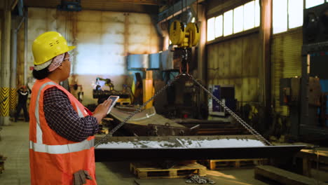 woman working in a factory