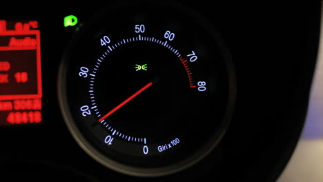 tachometer revving. car tachometer arrow revving. engine rpm meter