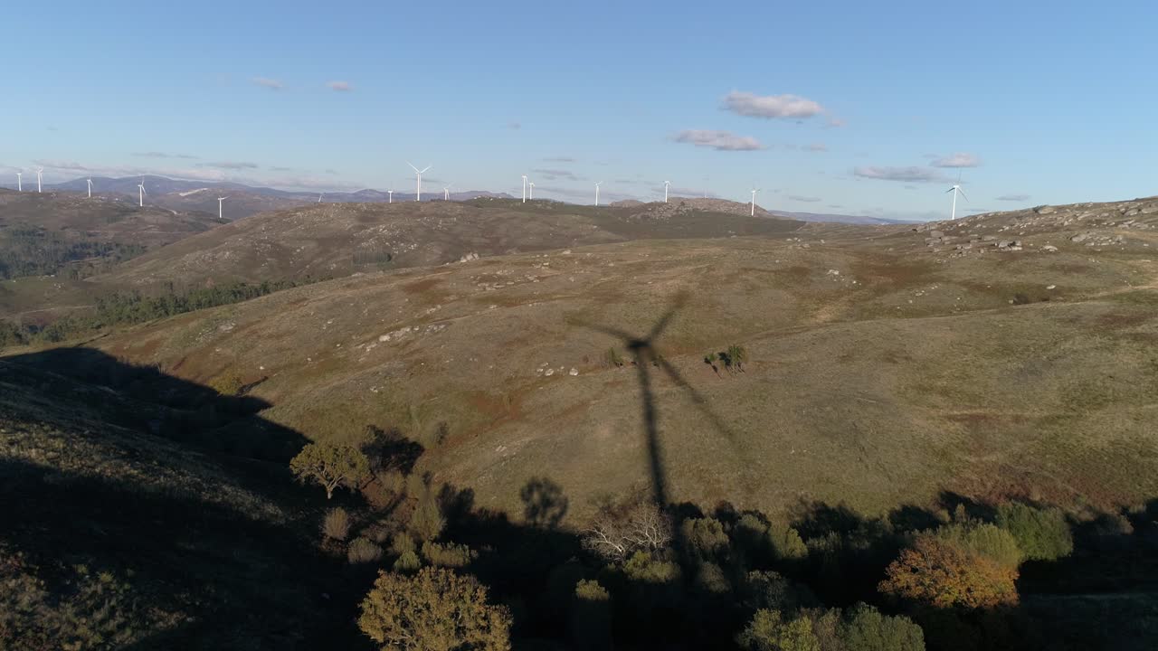 turbinas eólicas que producen energía alternativa