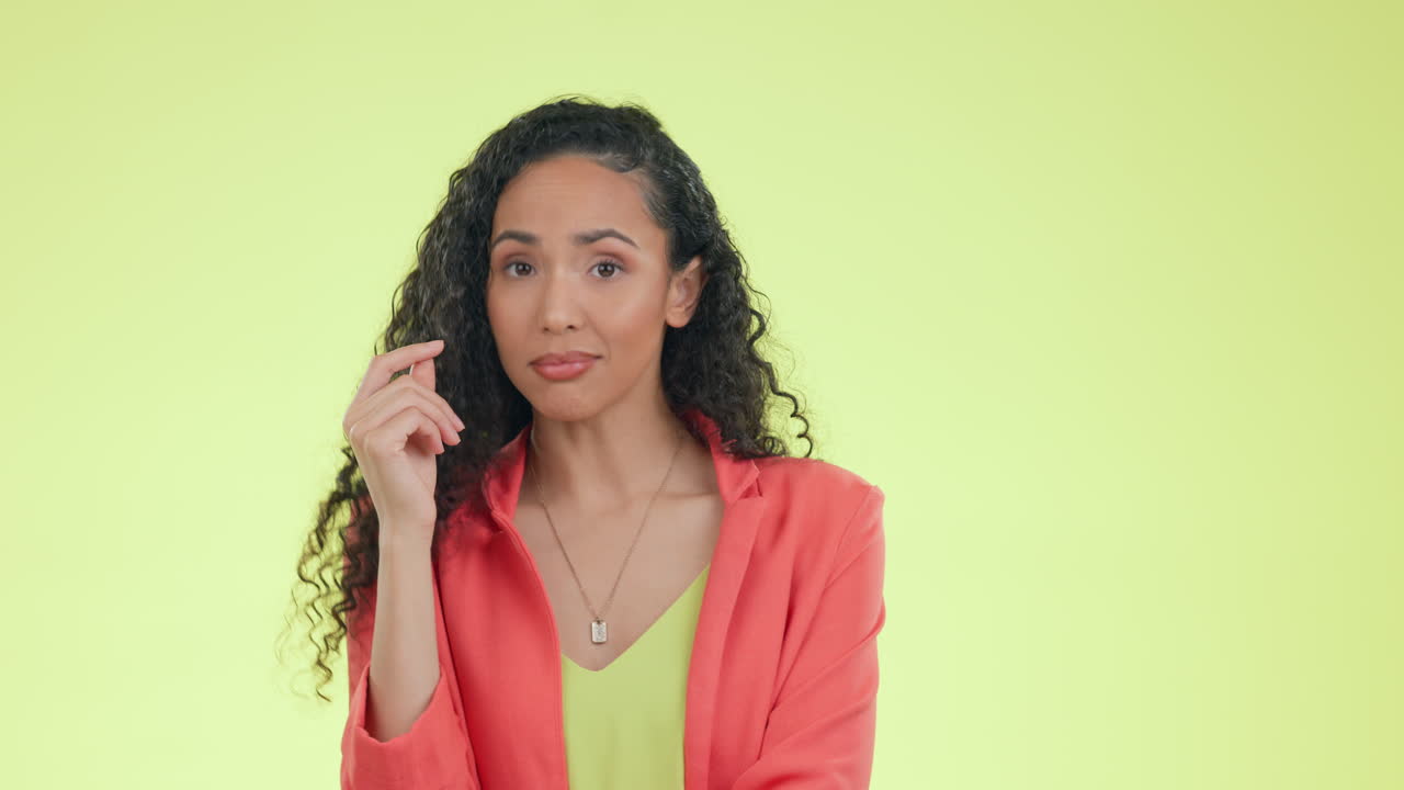 rostro, confundido y mujer con duda