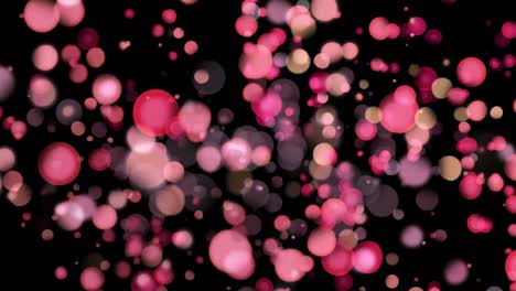 pink bokeh lights