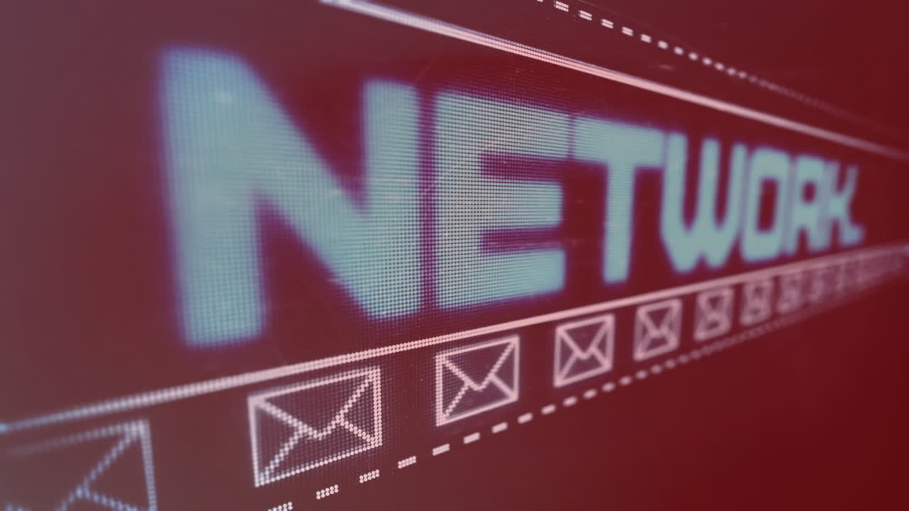 animación del procesamiento de datos a través de textos de redes sociales.