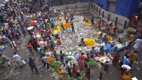 Mallik Bazaar or Ghat is Asia's largest florist market.