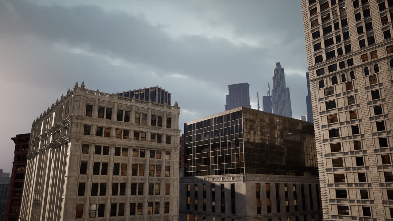 시카고 시의 아트 데코 석조 건물