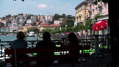 Ein-Blick-Auf-Den-See-Von-Lugano-Italien