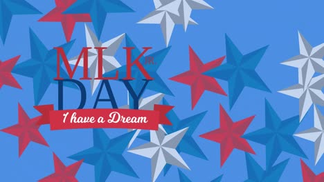 Banner-De-Texto-Del-Día-De-Martin-Luther-King-Jr-Con-Múltiples-Iconos-De-Estrellas-Sobre-Fondo-Azul