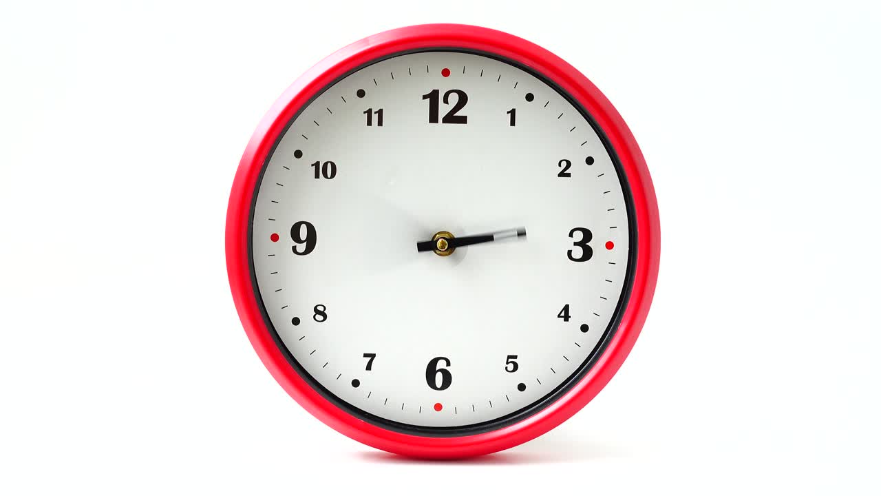 Shooting of hours. Time lapse. Shooting of the dial of hours