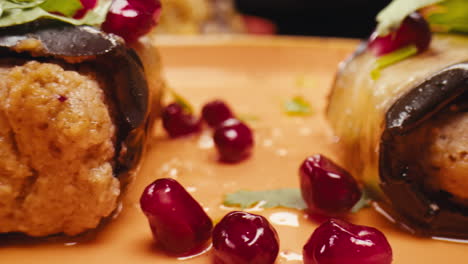 aperitivo relleno de berenjena
