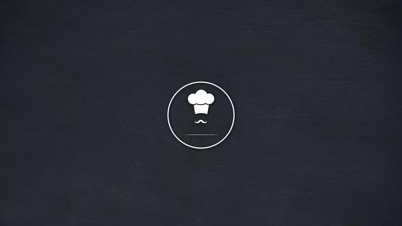 ⁇ 수염이 있는 셰프 모자 4k의  ⁇ 터 아이콘