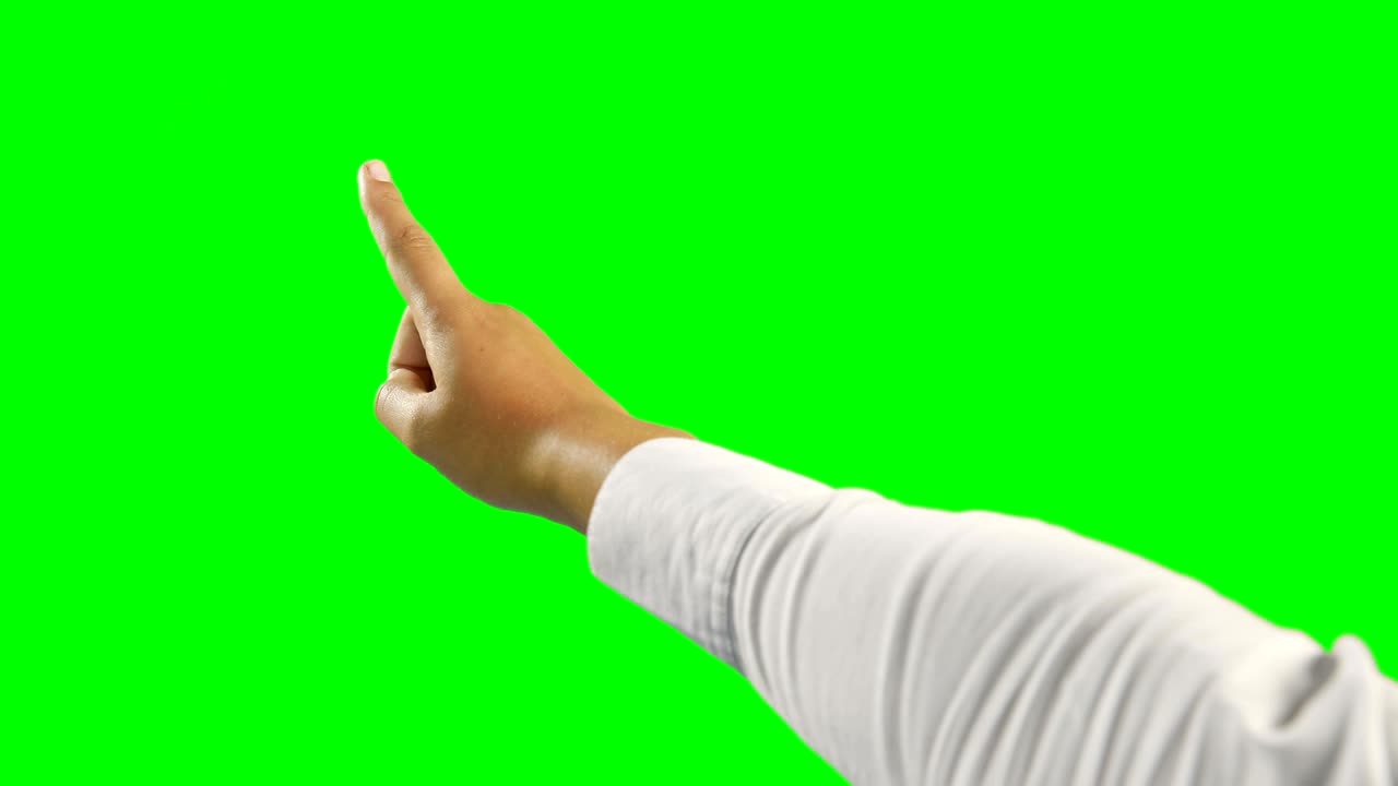 primer plano de la mano con una pantalla digital futurista