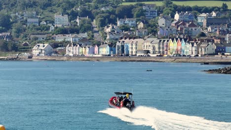 Seaside-town-Whitehead-in-County-Antrim,-Northern-Ireland